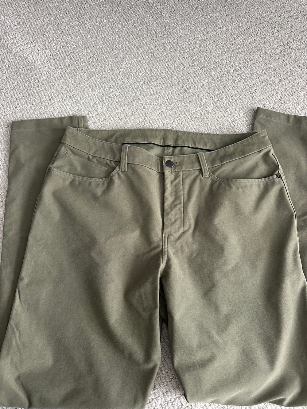 lululemon athletica Olive Men's Stretch Chinos - Picture 2 of 4